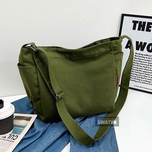 túi tote vải canvas đeo chéo