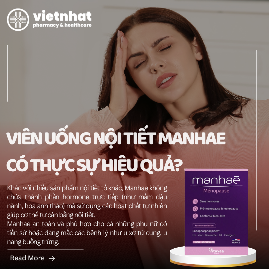 [Review] Viên Uống Nội Tiết Manhae Có Thực Sự Hiệu Quả?
