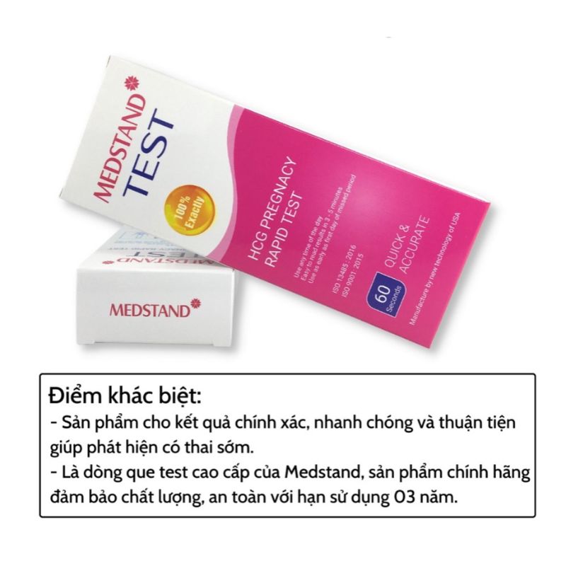 nhathuocvietnhat.vn - Que Thử Thai Medstand, Giải pháp phát hiện sớm thai kỳ với độ chính xác lên đến 99%, sử dụng đơn giản tại nhà