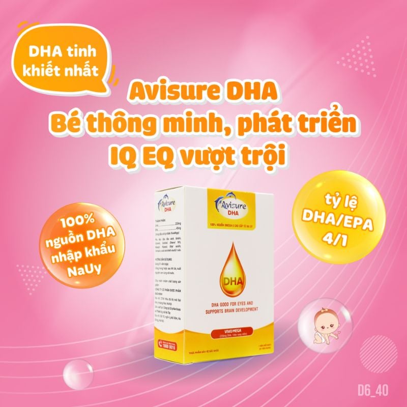 nhathuocvietnhat.vn - Avisure DHA chính hãng - Bổ sung DHA cho mẹ bầu với dầu cá tinh khiết từ Na Uy