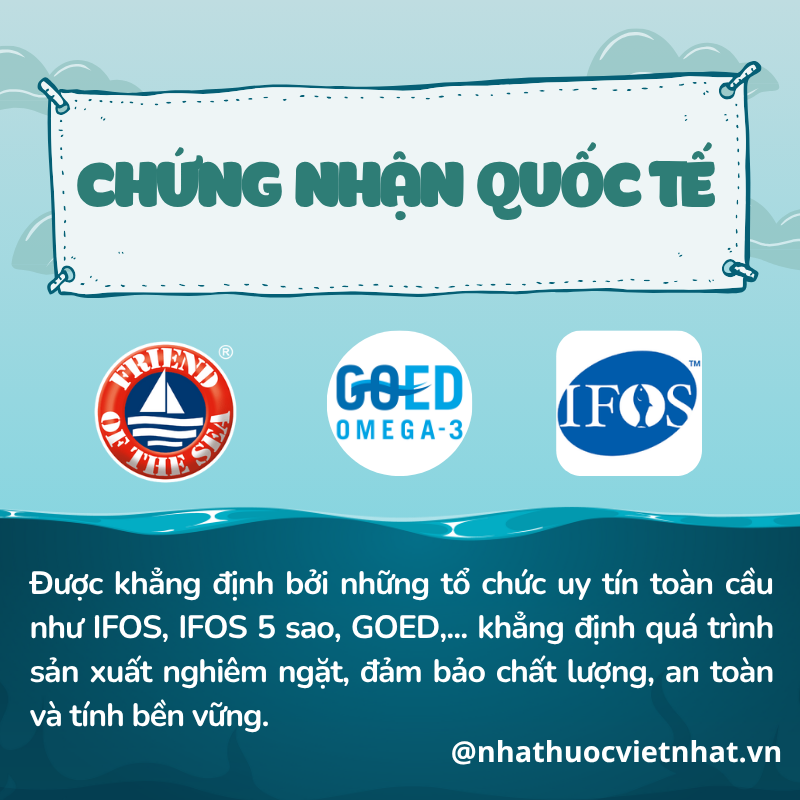 nhathuocvietnhat.vn - chọn dầu cá hồi chiết xuất từ các loài cá sống ở vùng biển sạch, có chứng nhận an toàn từ các tổ chức uy tín.