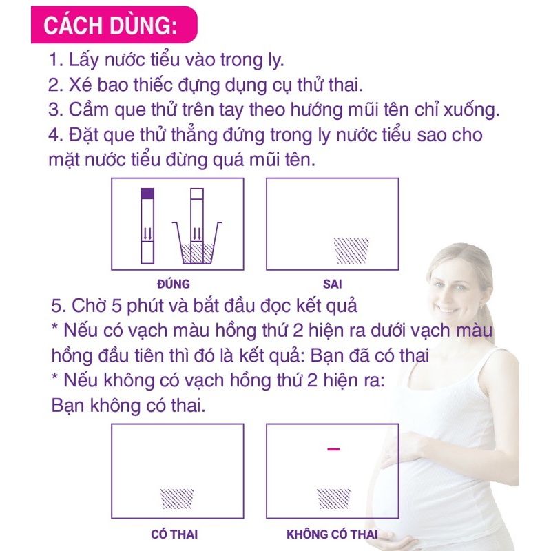 nhathuocvietnhat.vn - Cách sử dụng Que Thử Thai Medstand Test đơn giản tại nhà