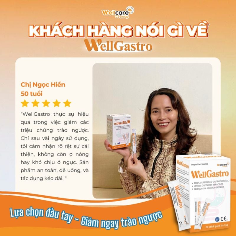 nhathuocvietnhat.vn - Chia sẻ của khách hàng về hiệu quả của WellGastro