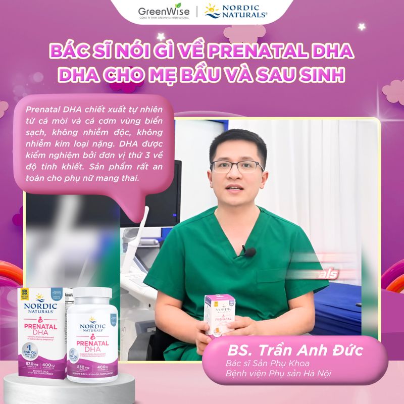 nhathuocvietnhat.vn - Chia sẻ của chuyên gia về Nordic Naturals Prenatal DHA