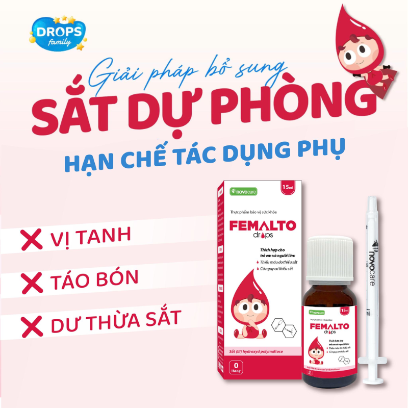 nhathuocvietnhat.vn - Femalto sắt nhỏ giọt cho bé - giải pháp bổ sung sắt an toàn, hiệu quả