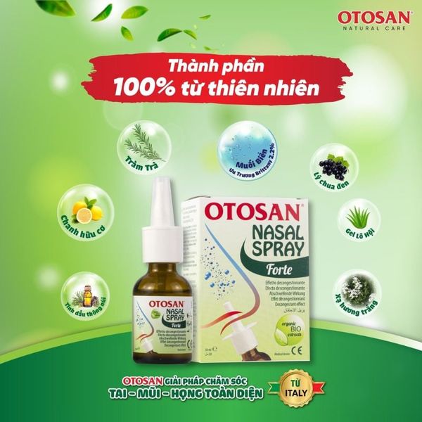 nhathuocvietnhat.vn - Thành phần của Xịt mũi Otosan Nasal Spray Forte