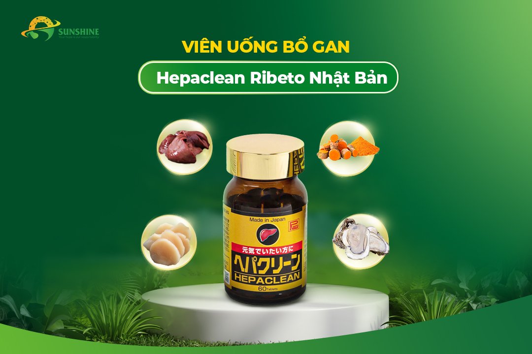 Viên uống bổ gan Hepaclean hỗ trợ ngăn ngừa gan nhiễm mỡ