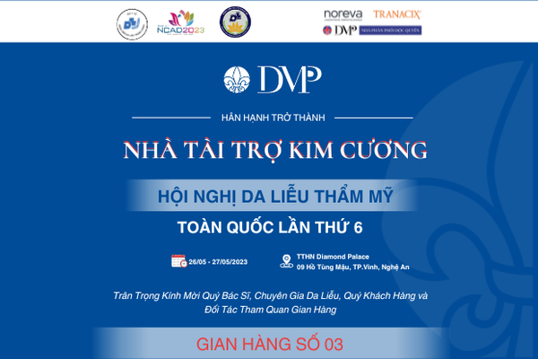 Noreva hân hạnh là nhà tài trợ kim cương tại Hội nghị Da liễu thẩm mỹ toàn quốc lần thứ 6 năm 2023