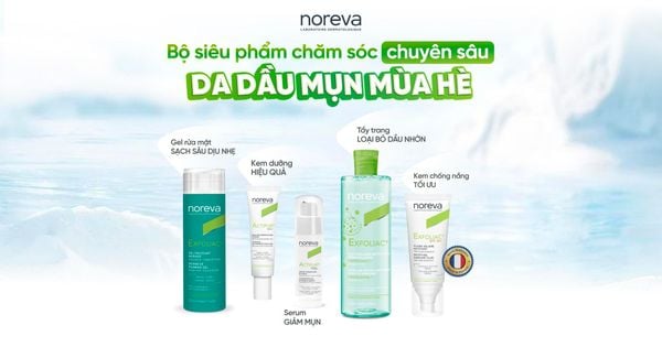 NOREVA - BỘ SẢN PHẨM CHĂM SÓC DA DẦU MỤN KHI MÙA HÈ ĐẾN