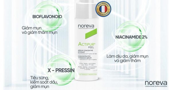 NOREVA ACTIPUR PEEL - SERUM KIỀM DẦU & HỖ TRỢ GIẢM MỤN CHUYÊN SÂU