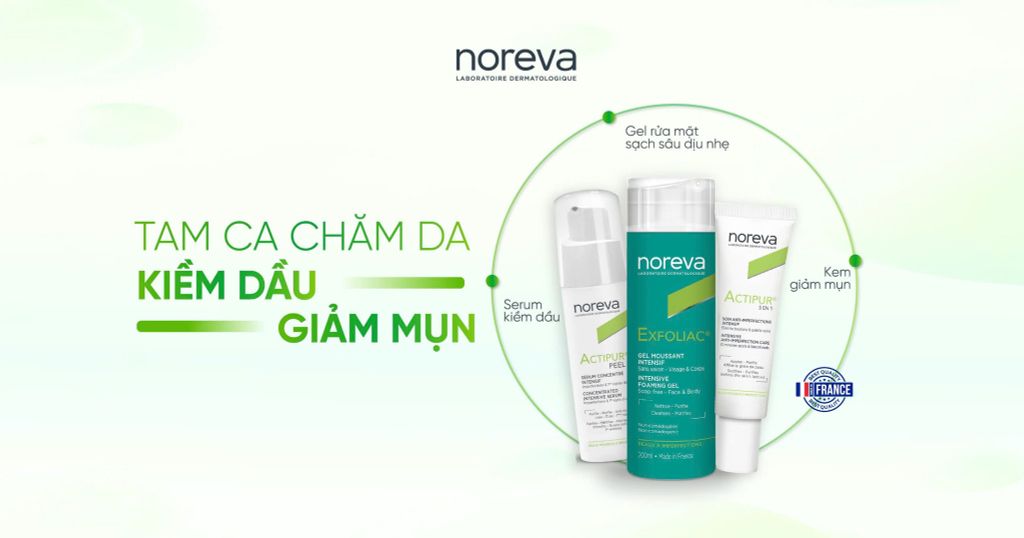 VÀ ĐÂY LÀ TAM CA NOREVA – KIỀM DẦU & GIẢM MỤN