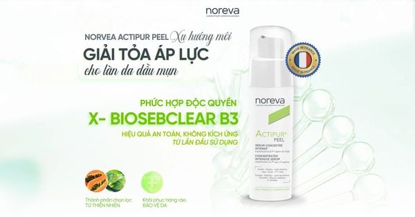 SERUM GIẢM MỤN VÀ GIẢM THÂM MỤN NOREVA ACTIPUR PEEL