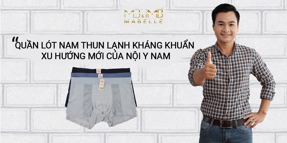 Quần lót nam thun lạnh kháng khuẩn - Xu hướng mới của nội y nam