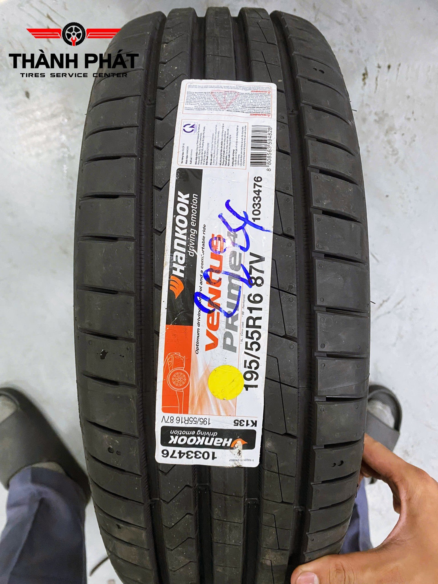 HYUNDAI ACCENT thay dàn lốp Hankook 195/55r16 hãng lốp số 1 tại Hàn Quốc cho hành trình an toàn và yên tâm