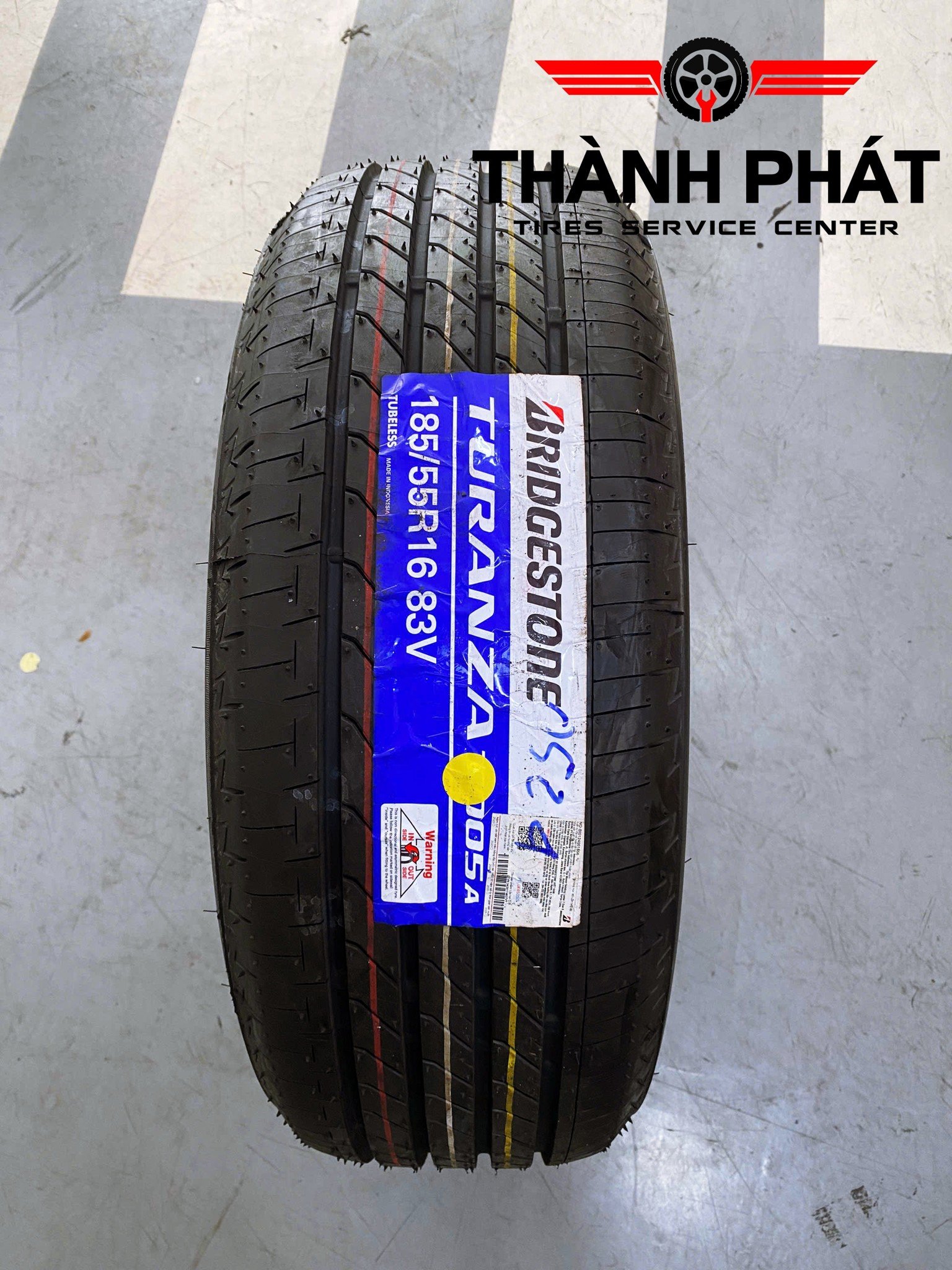 HONDA CITY thay dàn lốp Bridgestone Turanza T005 185/55R16 siêu êm ái