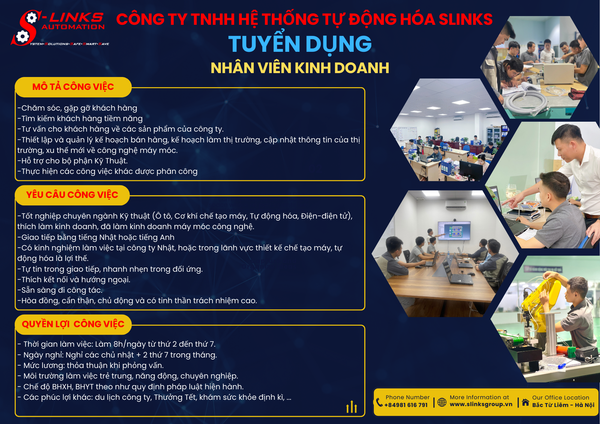 TUYỂN DỤNG NHÂN VIÊN KINH DOANH THÁNG 05/2025