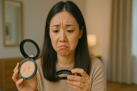 KHẮC PHỤC PHẤN TRANG ĐIỂM BỊ VỠ – BÍ KÍP CỨU NGUY HỘP PHẤN YÊU THÍCH CỦA BẠN