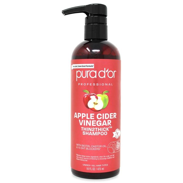 Dầu Gội Giấm Táo Pura D'or Apple Cider Vinegar