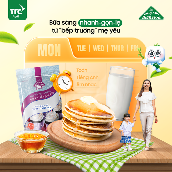 BỮA SÁNG NHANH-GỌN-LẸ TỪ “BẾP TRƯỞNG” MẸ YÊU