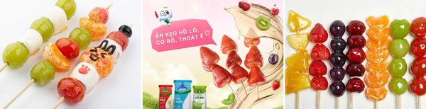 Cách làm Tanghulu - kẹo hồ lô trái cây giòn rụm, đẹp mắt