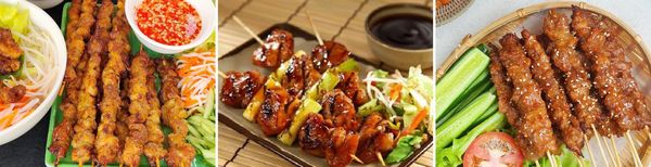 Cách ướp thịt xiên nướng ngon nhất, đậm đà hương vị