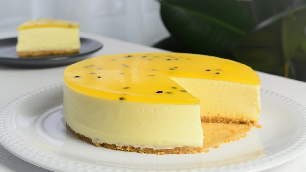 Hướng dẫn làm bánh mousse chanh dây ít béo