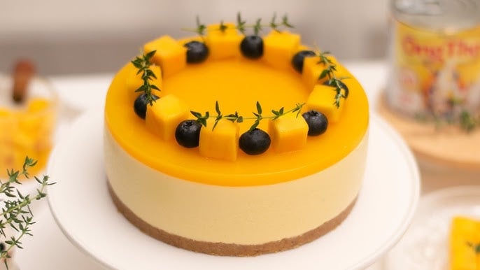 Hướng dẫn làm bánh mousse chanh dây xoài