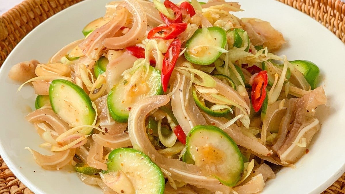 Cách làm gỏi cóc tai heo sần sận lạ miệng