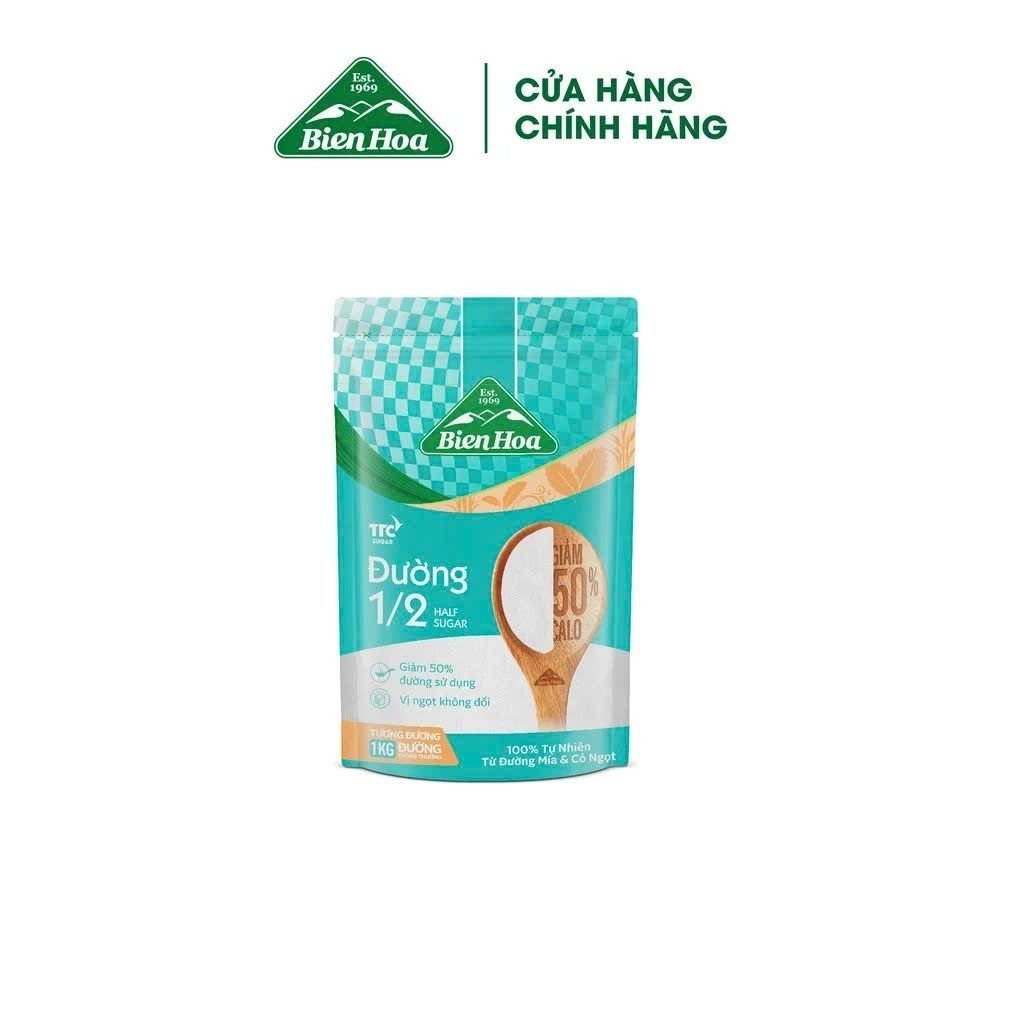 Đường 1/2 giảm 50% calo hỗ trợ cho người ăn kiêng khi làm siro trái cây ngâm đường