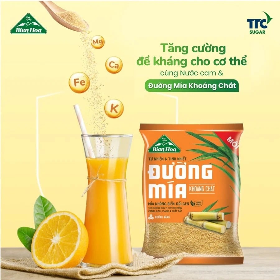 Đường mía khoáng chất Biên Hòa
