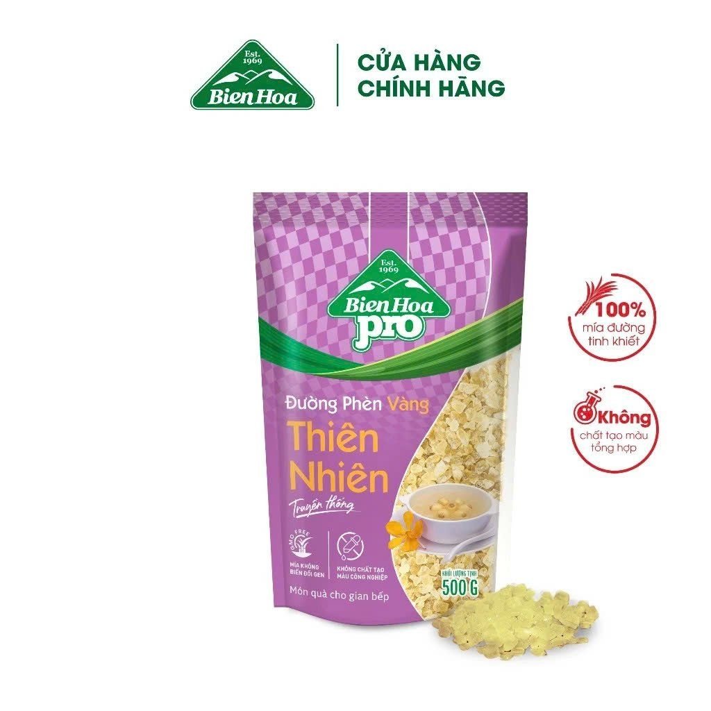 Đường phèn vàng thiên nhiên giúp món cá chẽm chiên giòn sốt tương đậu ngọt dịu thơm ngon