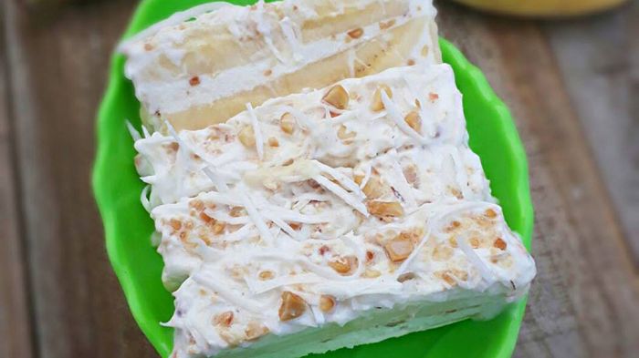 Nguyên liệu làm kem chuối nước cốt dừa