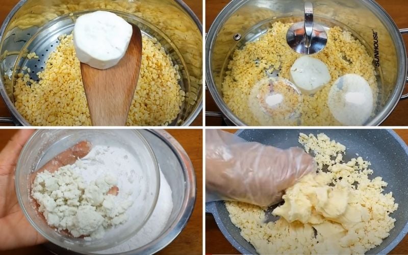 làm nhân chè trôi nước