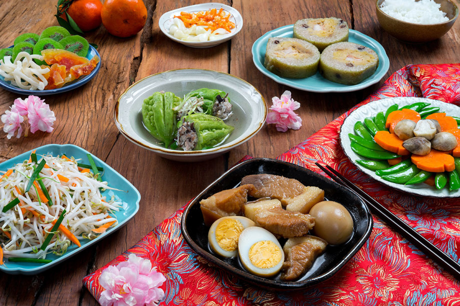 mâm cúng tết miền nam