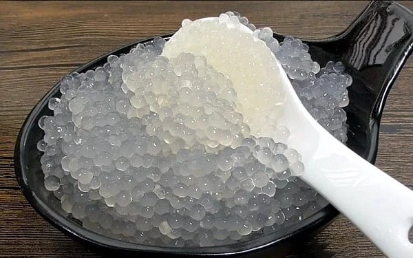 Nấu bột báng ăn chè dừa dầm