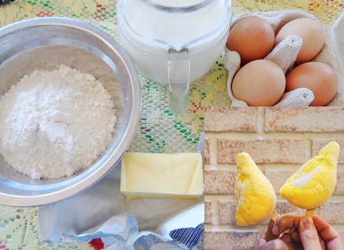 Nguyên liệu làm bánh sầu riêng