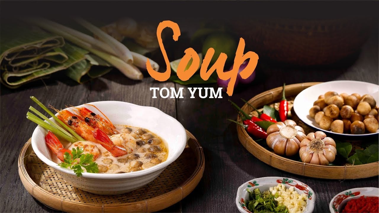 nguyen lieu nau sup tom yum