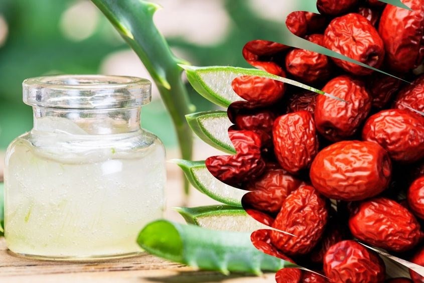 Nha đam đường phèn với táo đỏ