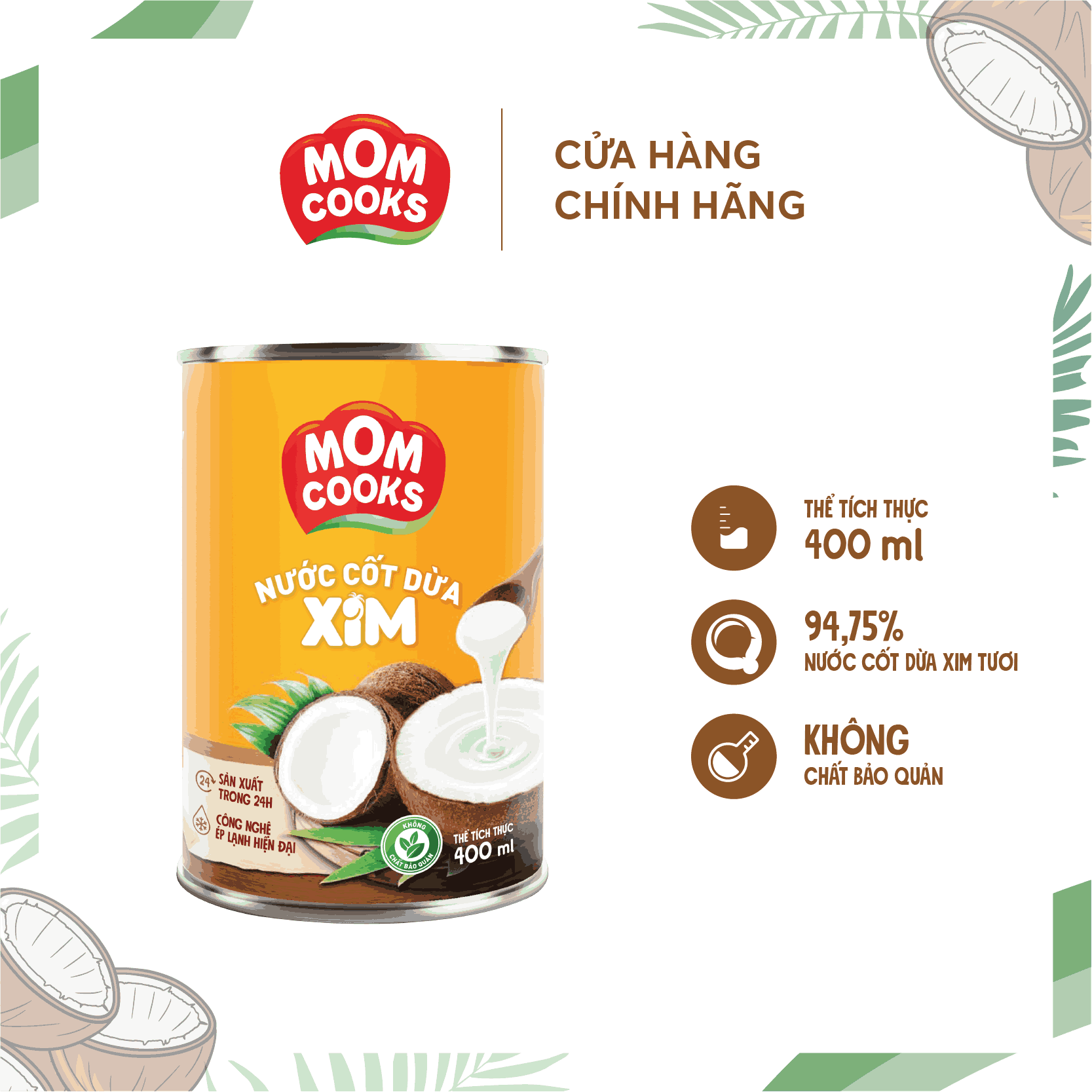 nước cốt dừa làm ốc len xào dừa