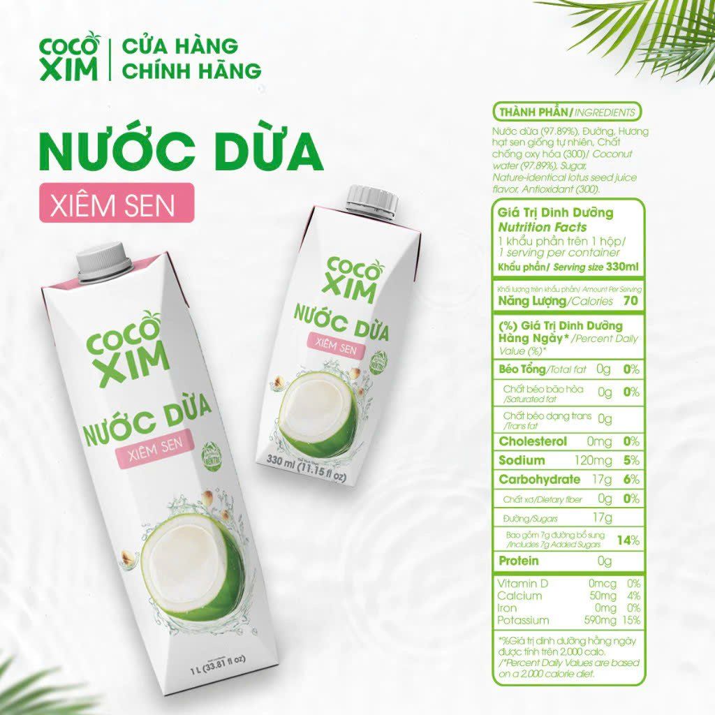 sử dụng nước dừa xiêm sen Cocoxim khi nấu yến chưng nước dừa
