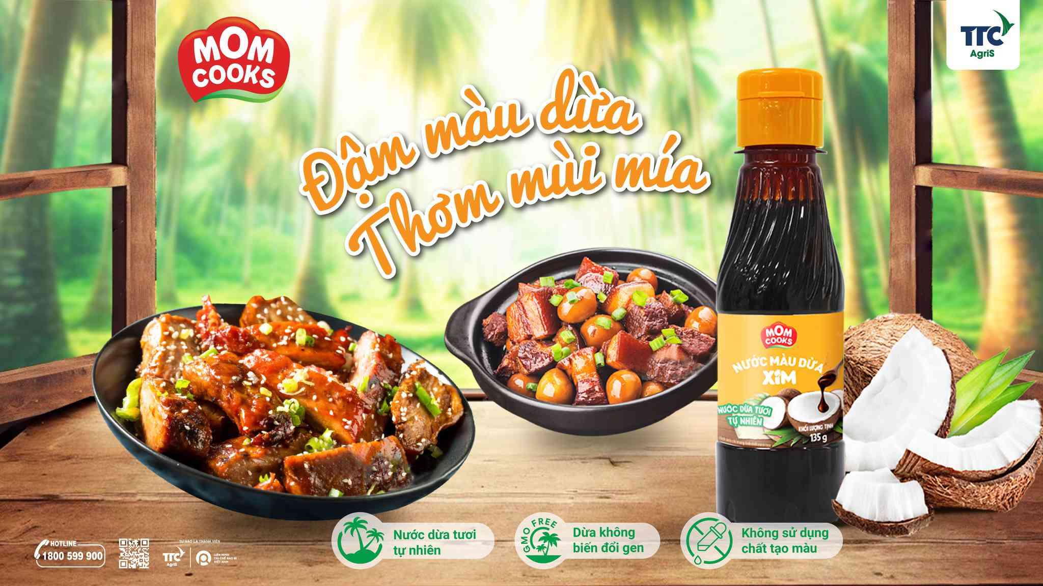 Nước Màu Dừa XIM Mom Cooks