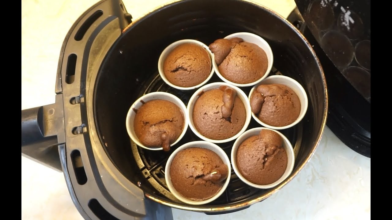 Nướng bánh Choco lava