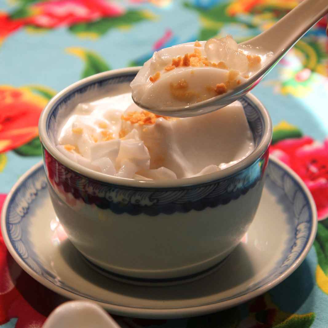 topping pudding dừa