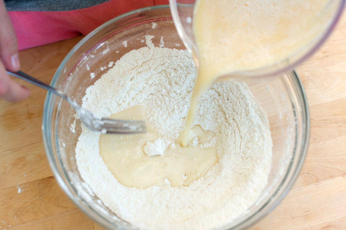 Rây mịn làm pancake