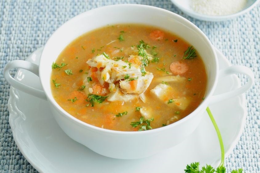 Món súp bí đỏ cá hồi bổ dưỡng và ngon miệng