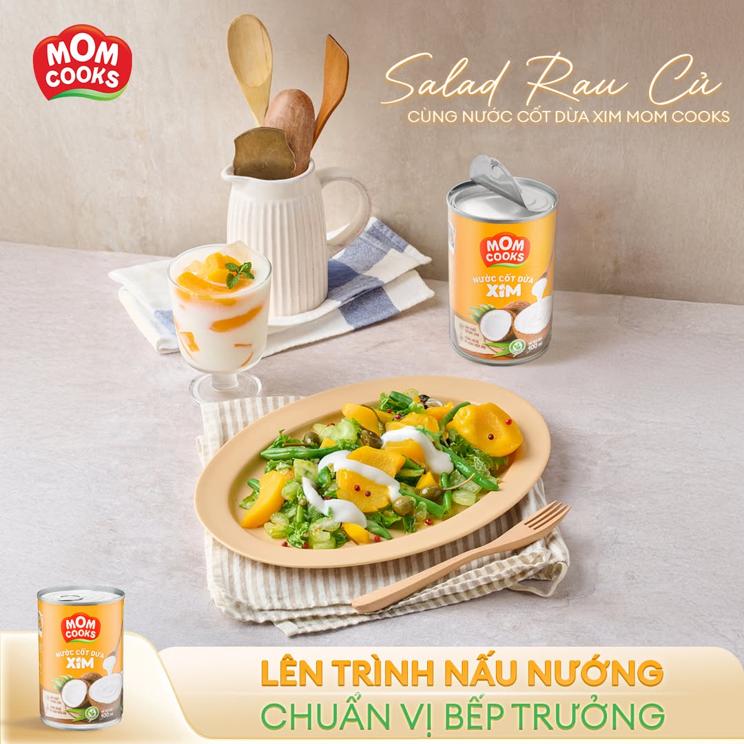 Salad rau củ thanh đạm, giàu chất xơ và vitamin