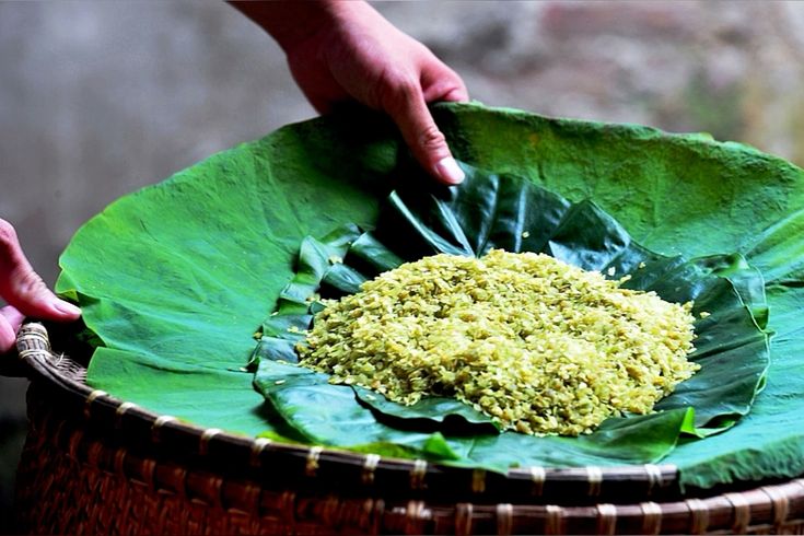Sơ chế cốm làm cốm xào