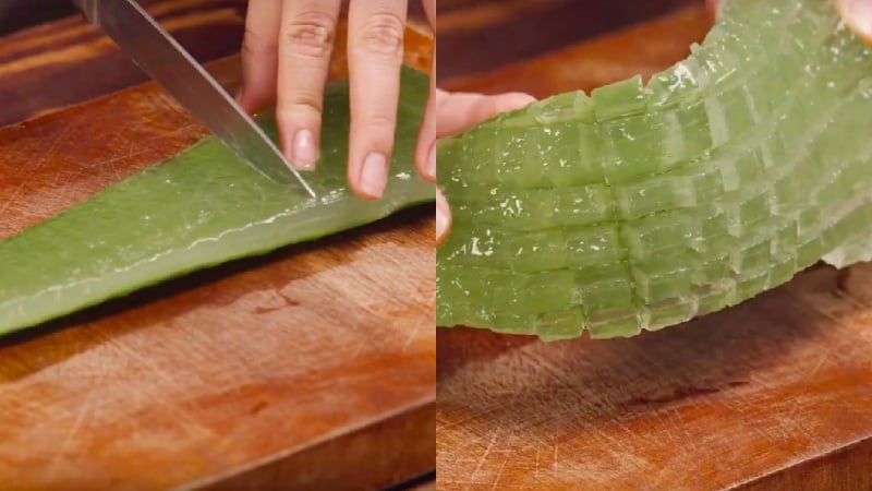 Sơ chế nha đam