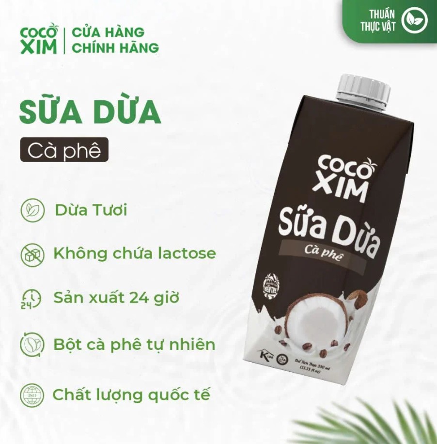 sữa dừa Cocoxim vị cà phê