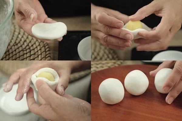 Tạo hình chè trôi nước